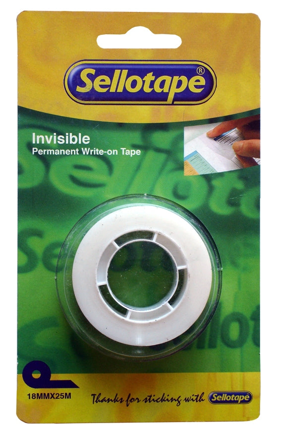 SELLOTAPE Invisi Tape Refill - 18mm x 25mt Roll