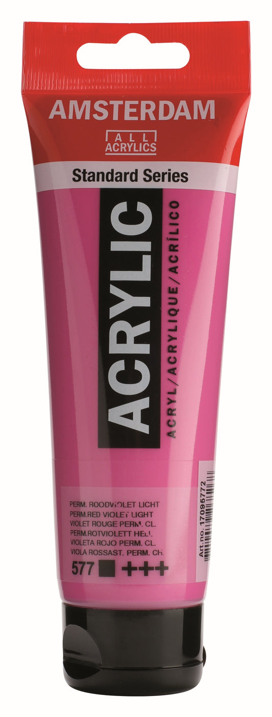 ROYAL TALENS AMSTERDAM Acrylic Colour - 120ml Tube (Perm. Red Violet Light)