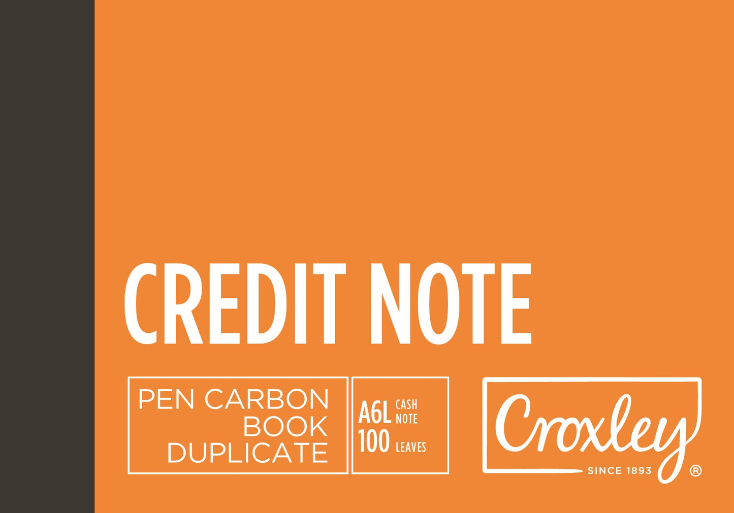 CROXLEY JD16CN Pen Carbon Credit Note A6 Landscape 100 Page Pack of 10