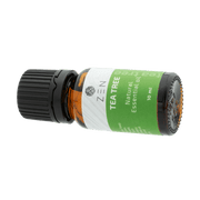 Zen Oil Tea Tree essential oil bottle, 10 ml, promoting relaxation and well-being for peaceful spaces.