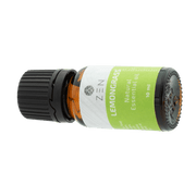 Zen Oil Lemongrass 10ml bottle, promoting relaxation and a soothing aroma for wellness and calm.
