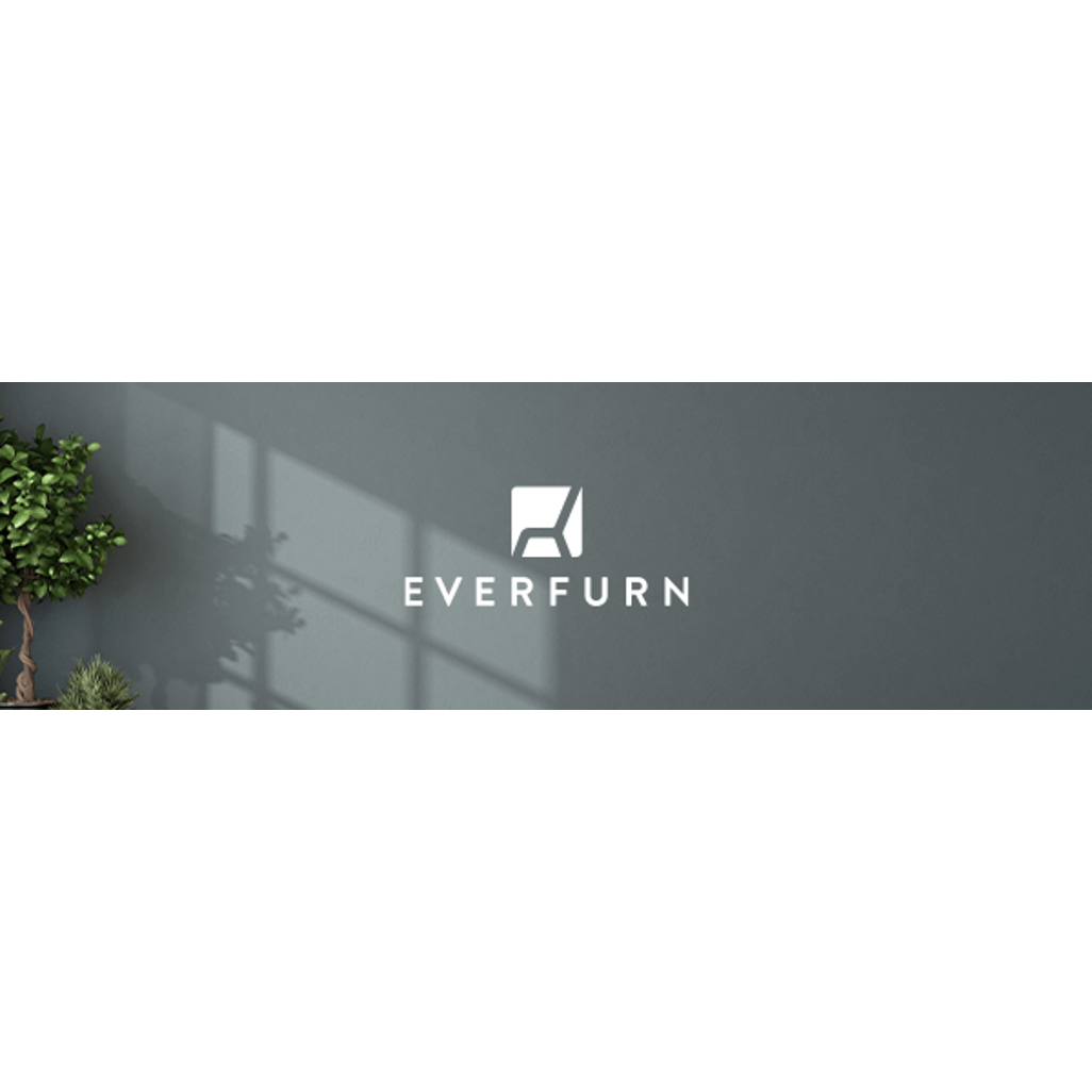 Everfurn Everest Tall TV Stand, 2 Drawers