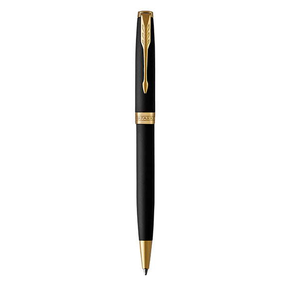 PARKER Sonnet Ballpoint Pen - Matte Black Gold Trim