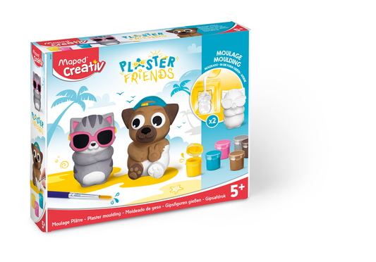 MAPED CREATIV Plaster Friends - Cat & Dog