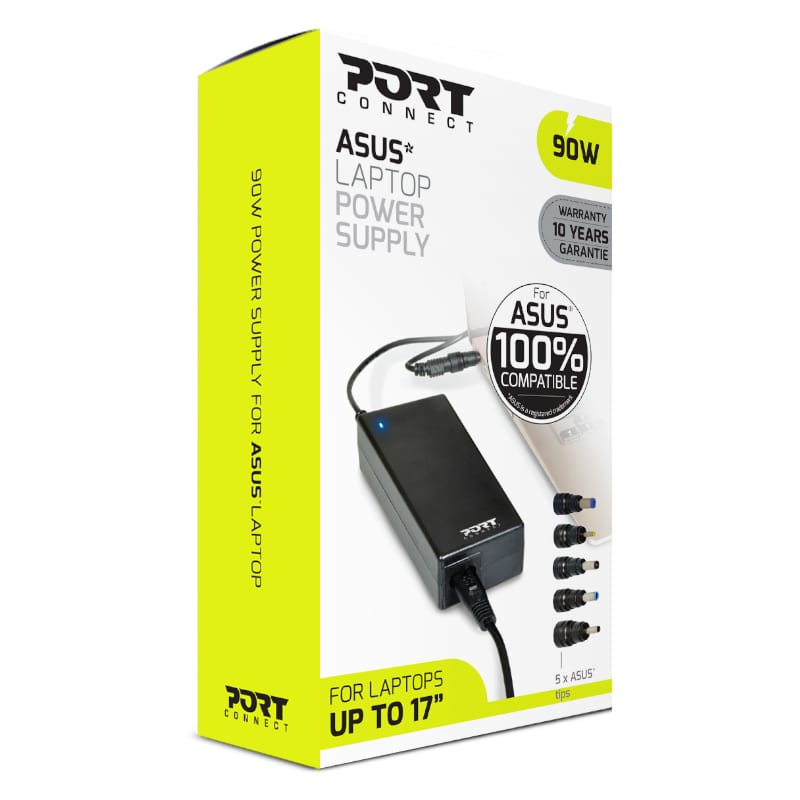 Port Connect 90W Notebooks Adapter Asus - Unboxed