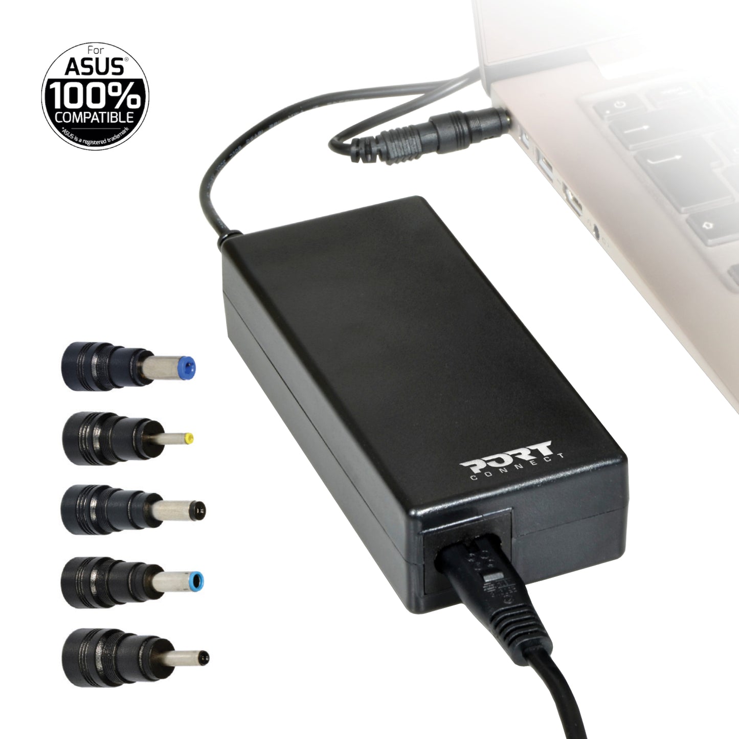 Port Connect 65W Notebook Adapter Asus - Unboxed