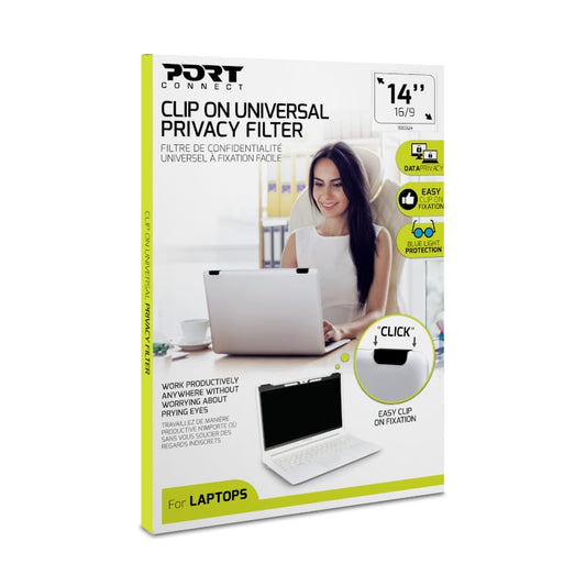 Port Connect 2D Clip On Universal Privacy Filter 14″
