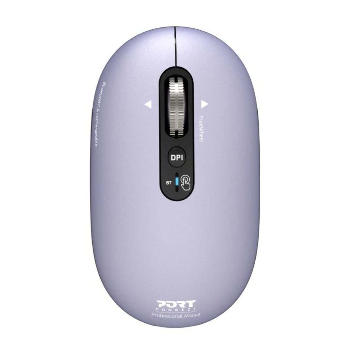 Port Connect PURE MAC Rechargeable Wireless & Bluetooth Mouse – Iris