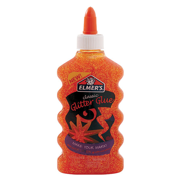 ELMERS Liquid Glue - Glitter Orange 177ml