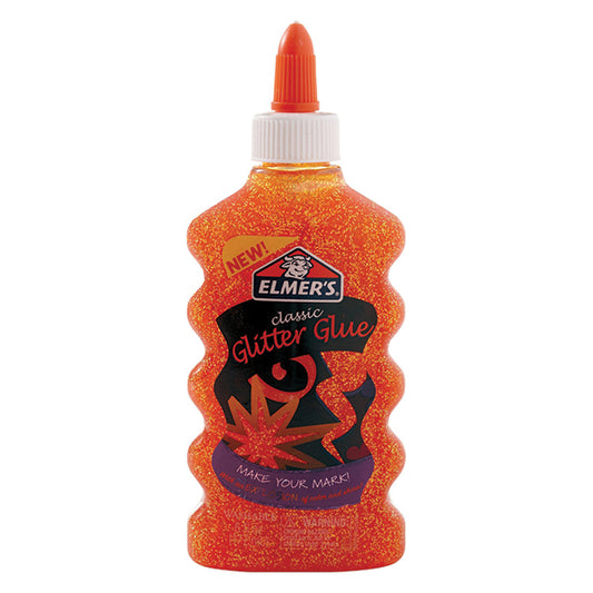 ELMERS Liquid Glue - Glitter Orange 177ml