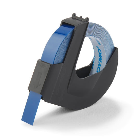 DYMO Omega Embossing Tape - Blue 9mm x 3m