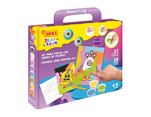 JOVI Sand Painting Kit - Monsters