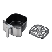 Boden Stark 5.0L Digital Air Fryer basket and cooking tray, showcasing the sleek design and functionality of the appliance.