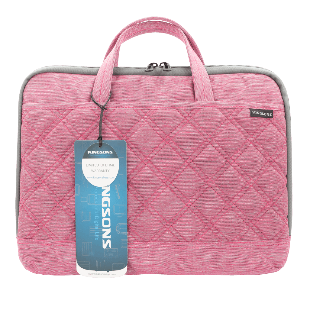 Kingsons 15.6 inch ladies bag Trace Series PINK