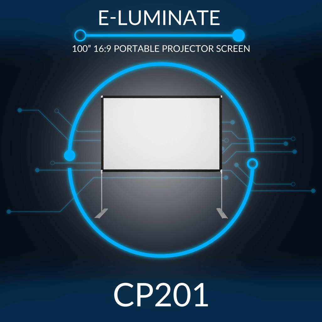 Connex E-Luminate Portable Projector Screen 100 inch - 16:9
