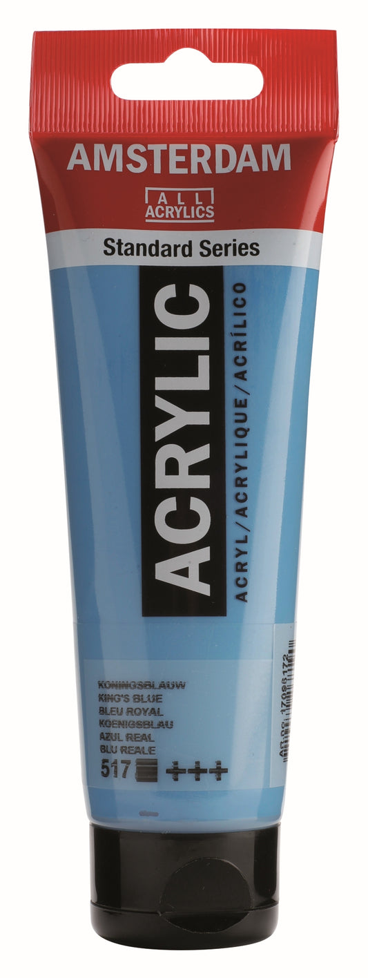 ROYAL TALENS AMSTERDAM Acrylic Colour - 120ml Tube (Kings Blue)