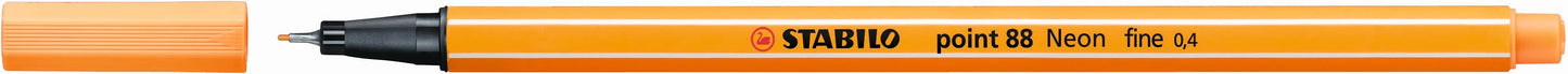 STABILO Point 88 Fineliner Neon Orange Each