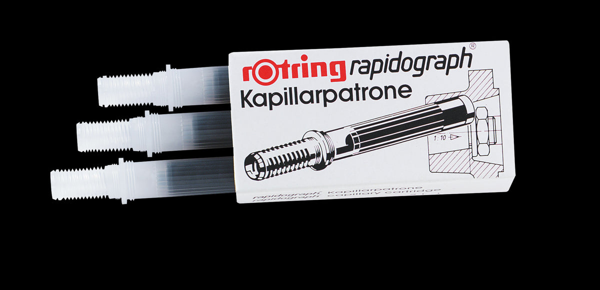 rOtring Rapidograph Ink Cartridges - Blue
