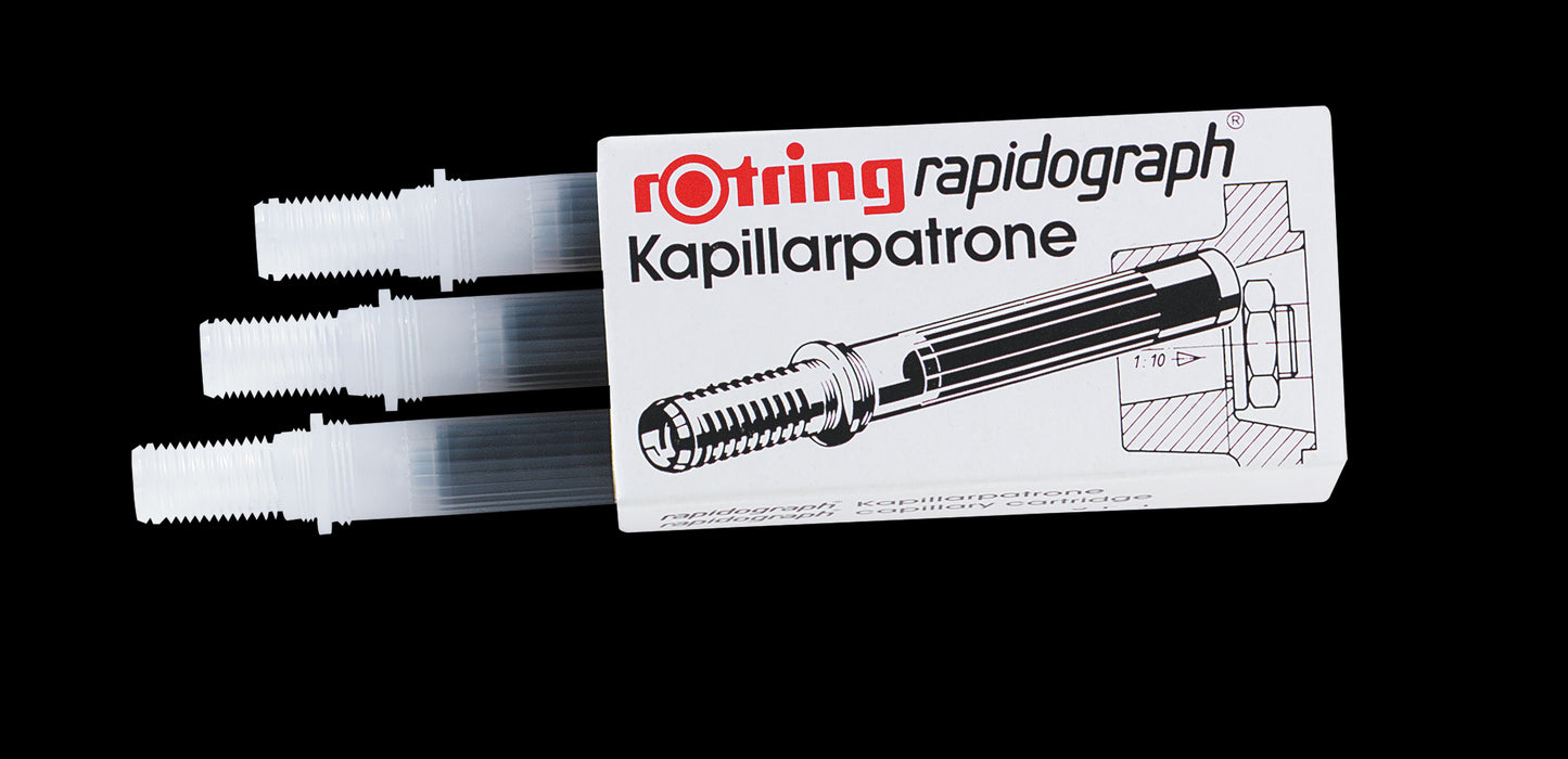 rOtring Rapidograph Ink Cartridges - Blue