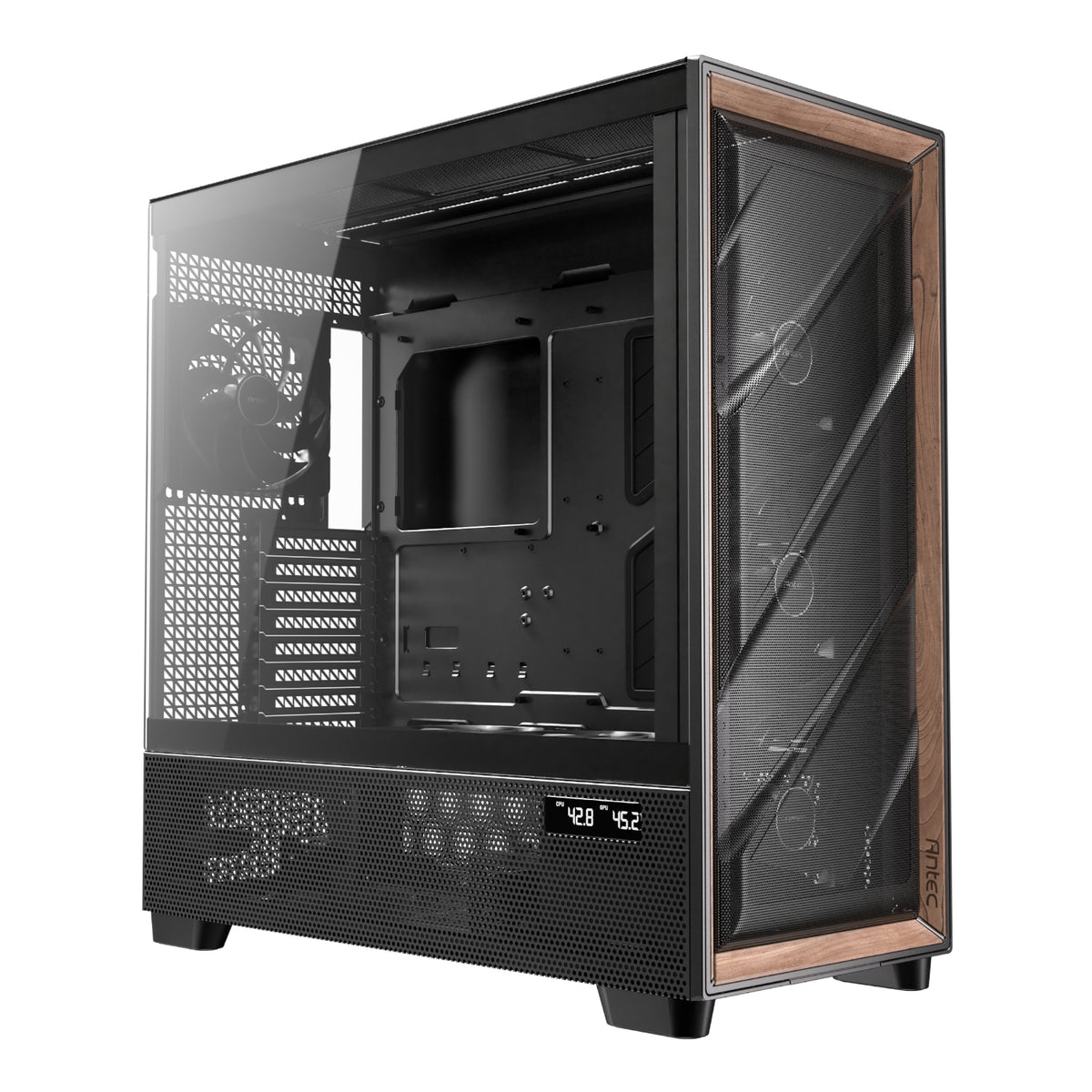 Antec FLUX PRO E-ATX Full Tower Gaming Chassis – Black - Unboxed