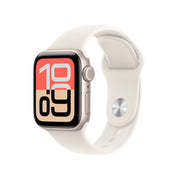 Apple Watch SE 3 GPS 44mm Starlight Aluminium Case with Starlight Sport Band - M/l