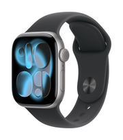 Apple Watch Series 11 GPS 42mm Space Grey Aluminium Case with Black Sport Band - M/l