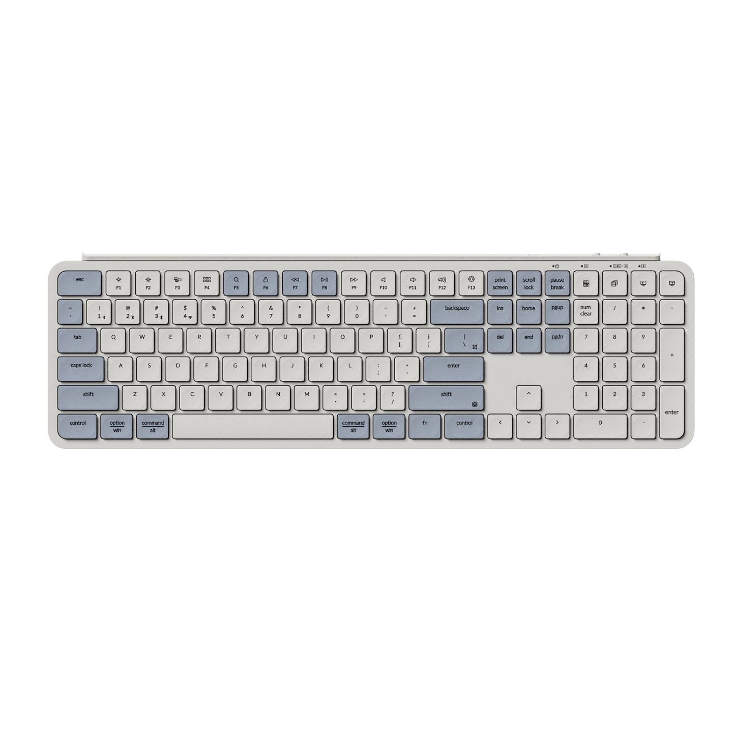Keychron B6 Pro Ultra-Slim 100% Wireless Keyboard – Retro Blue