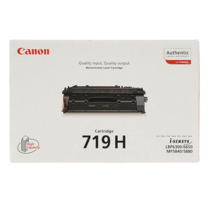 CANON TONER CARTRIDGE 719 H/YIELD BLACK