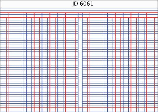 CROXLEY JD6061 Analysis Series 6 A4 144 Page 6 Column on 1 Page Cash Each
