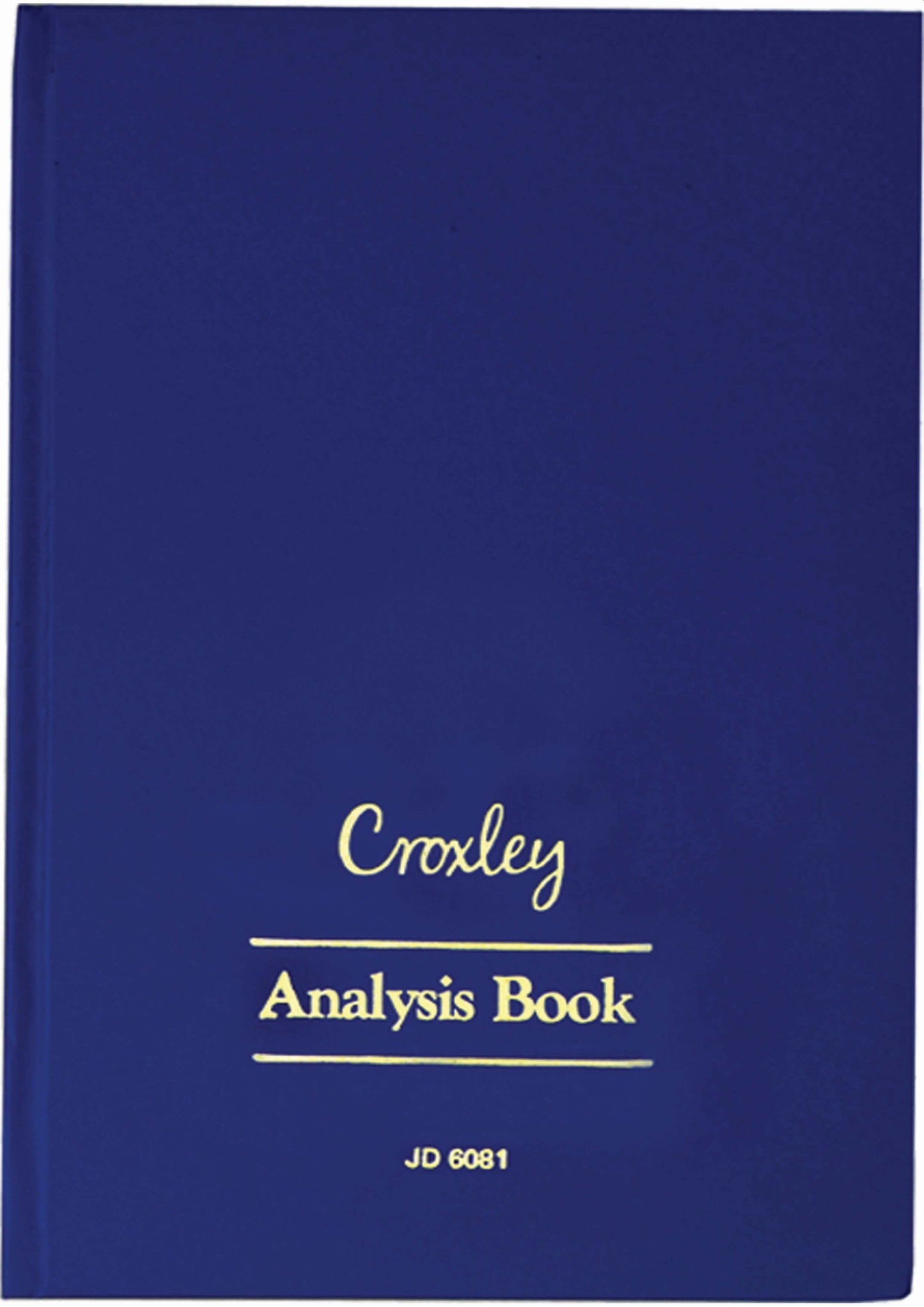 CROXLEY JD6081 Analysis Series 6 A4 144 Page 8 Column on 2 Page Cash Each