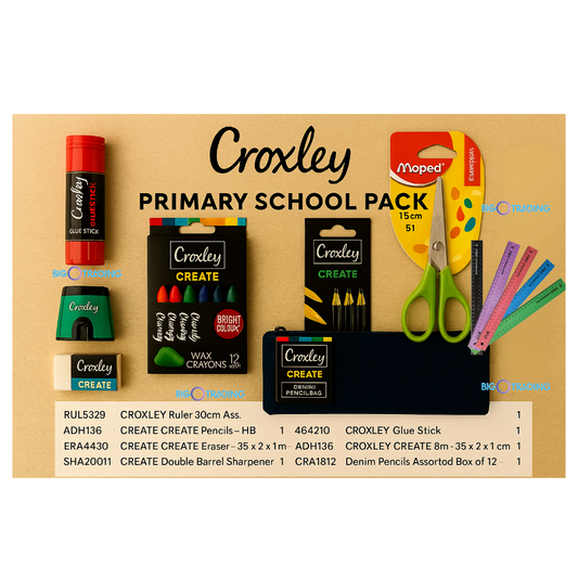 Croxley Primary School Stationery Set -10 Piece School Set