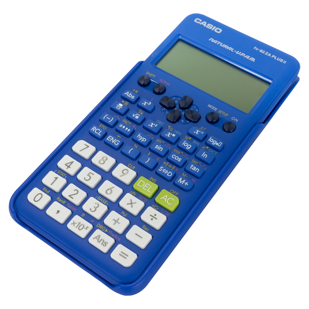 Casio FX-82 ZA Plus II Calculator - Blue
