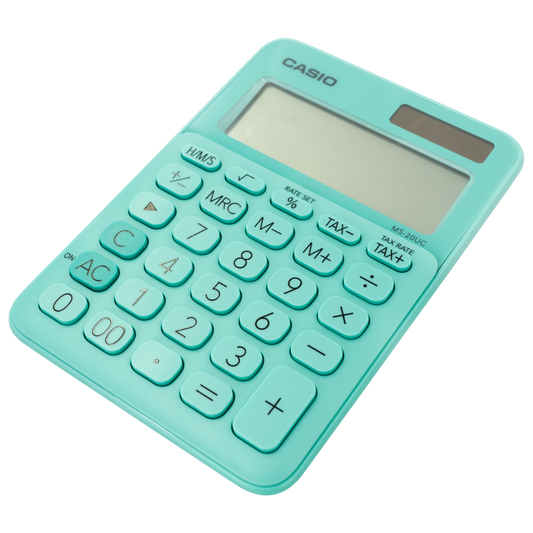 Casio MS-20UC - Desktop calculator 12 Digit - Green