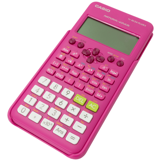 Casio FX-82 ZA Plus II Calculator - Pink