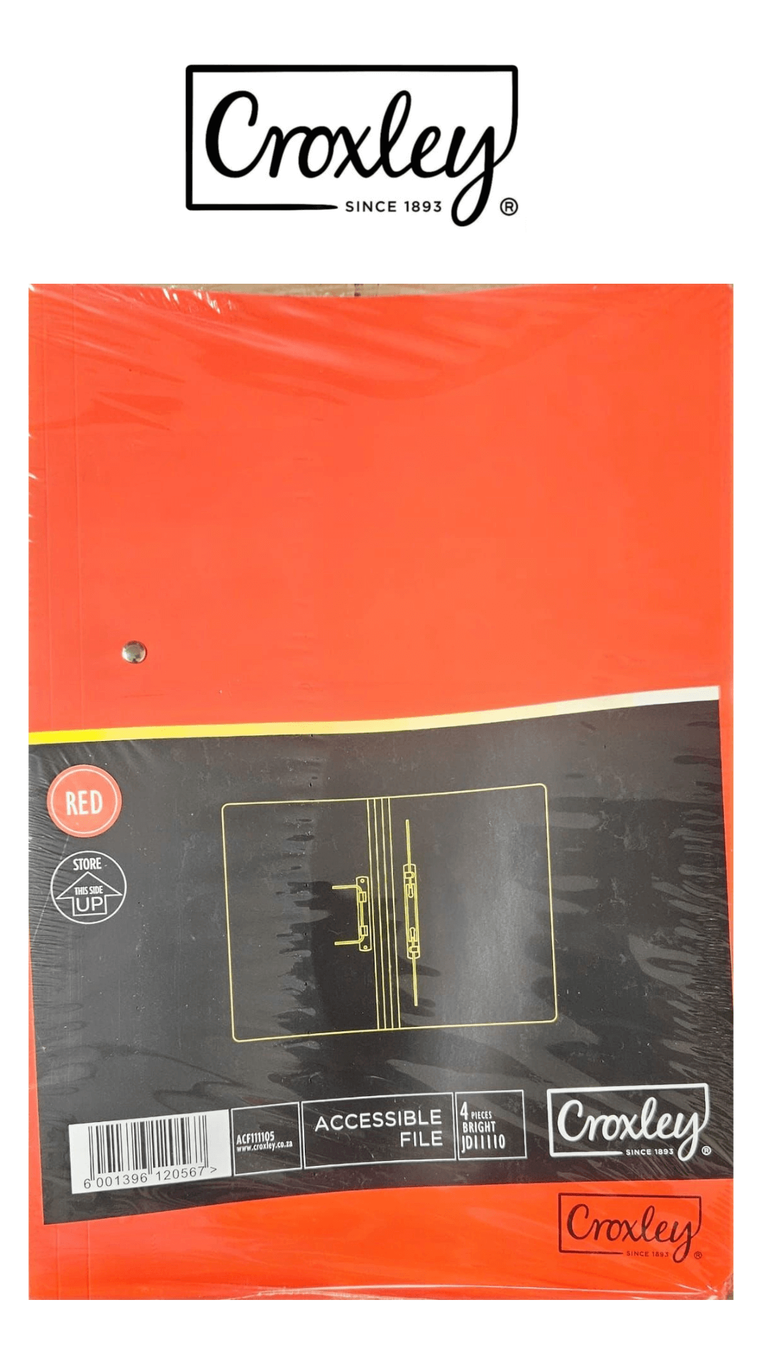 CROXLEY JD1111 Accessible Files (Pack of 4)