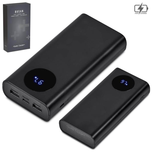 MT-SC-490-B  Swiss Cougar Busan Fast Charge 20W Power Bank - 20,000mAh