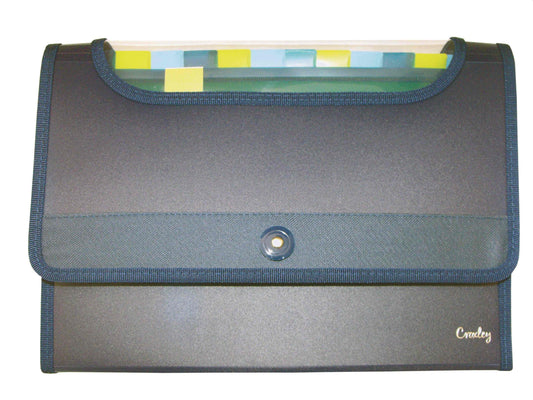 Croxley Concertina File 12 Division (DOC42904) Blue