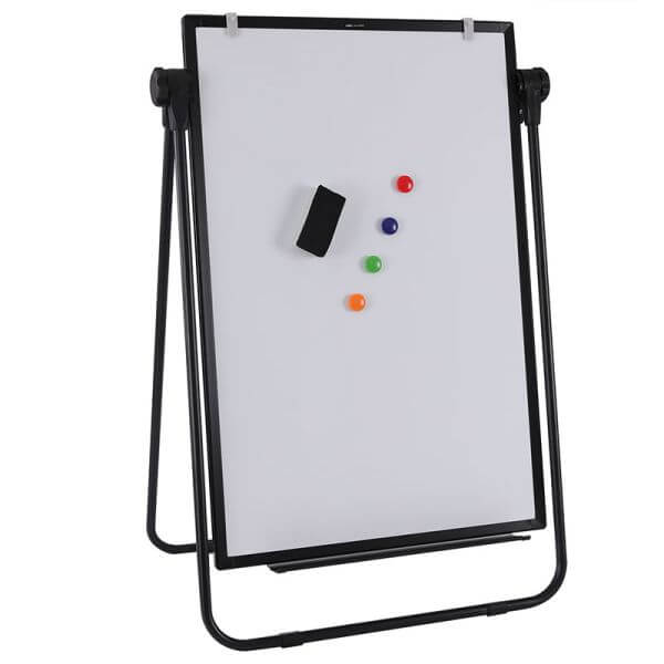 Double Sided Whiteboard Flipchart Easel 600 x 900mm Stand