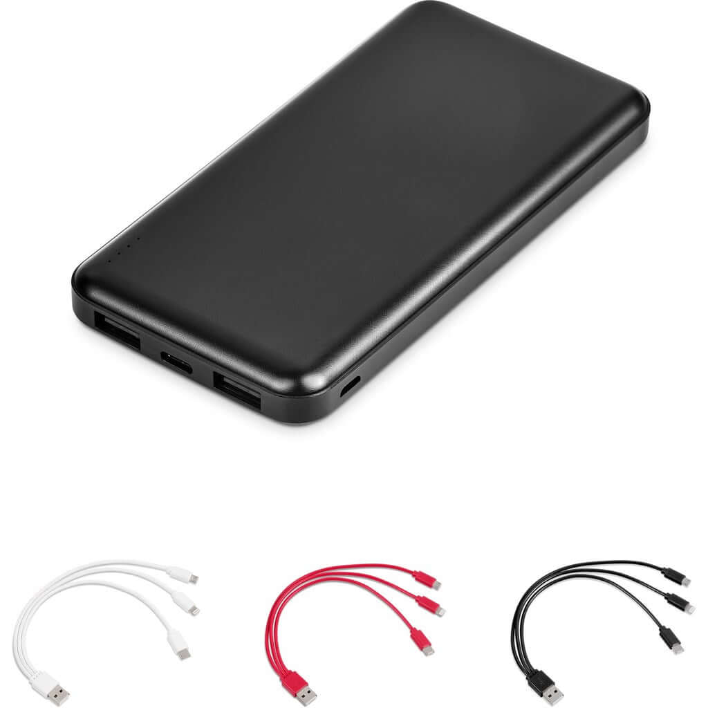 GF-AM-1018-B  Kingpin Black 5 Compact Power Bank - 5,000mAh