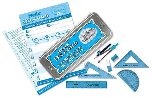 HELIX OXFORD Math Set 10Piece - Blue -H170596