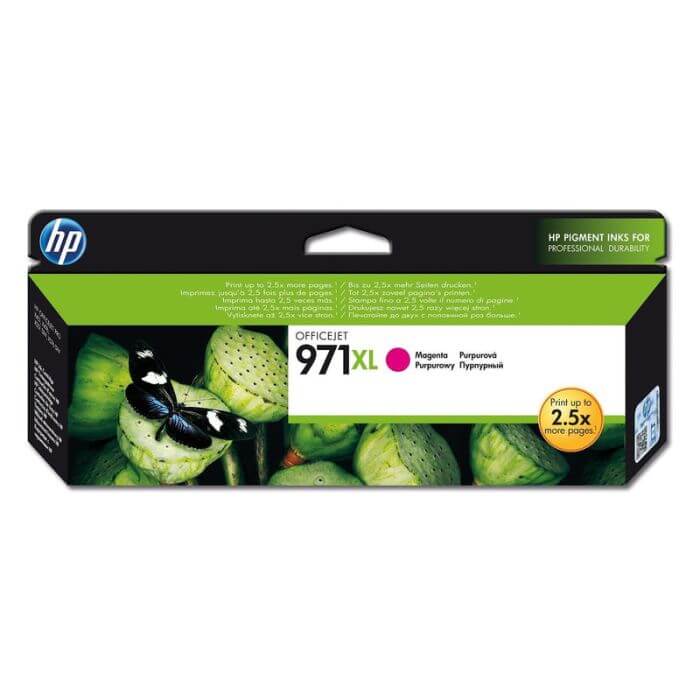 HP 971XL High Yield Magenta Original Ink Cartridge ~6 600 pgs