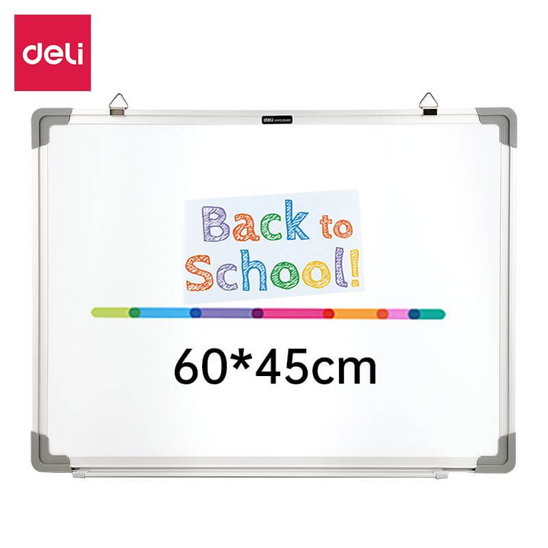 Hanging Magnetic Whiteboard 450x600mm w/ Aluminum Frame ABS corner