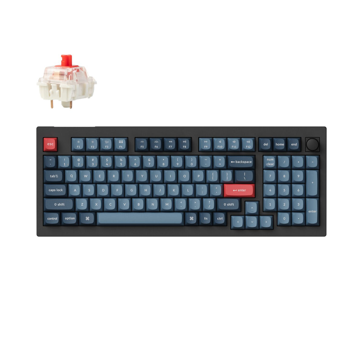 Keychron V5 Max Wireless Custom Keyboard – RED Switch