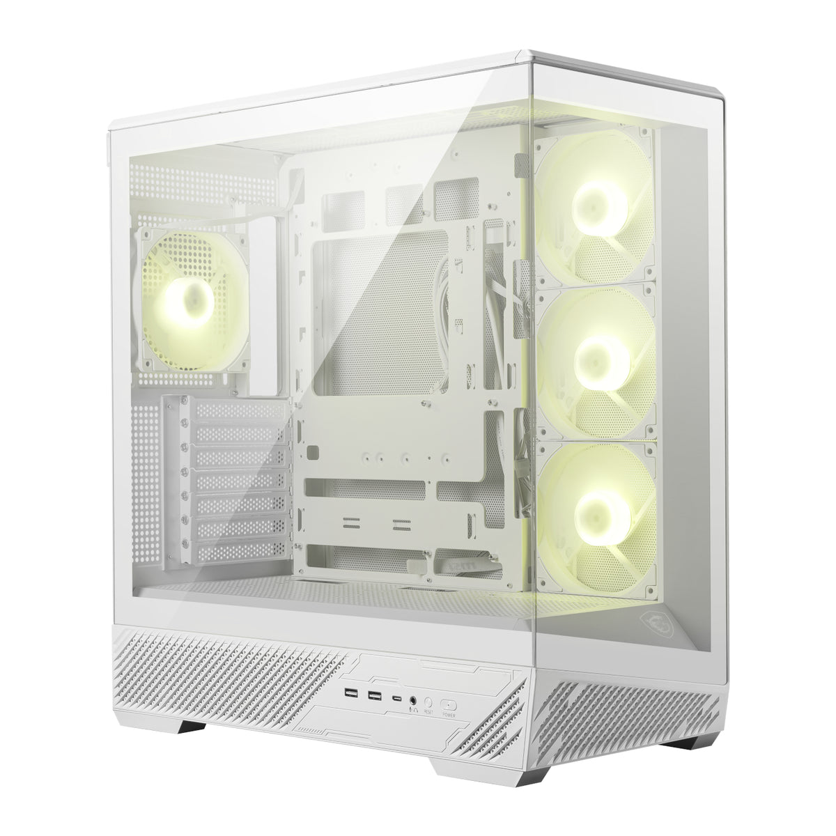 MSI MAG PANO 130R PZ ATX Gaming Chassis – White