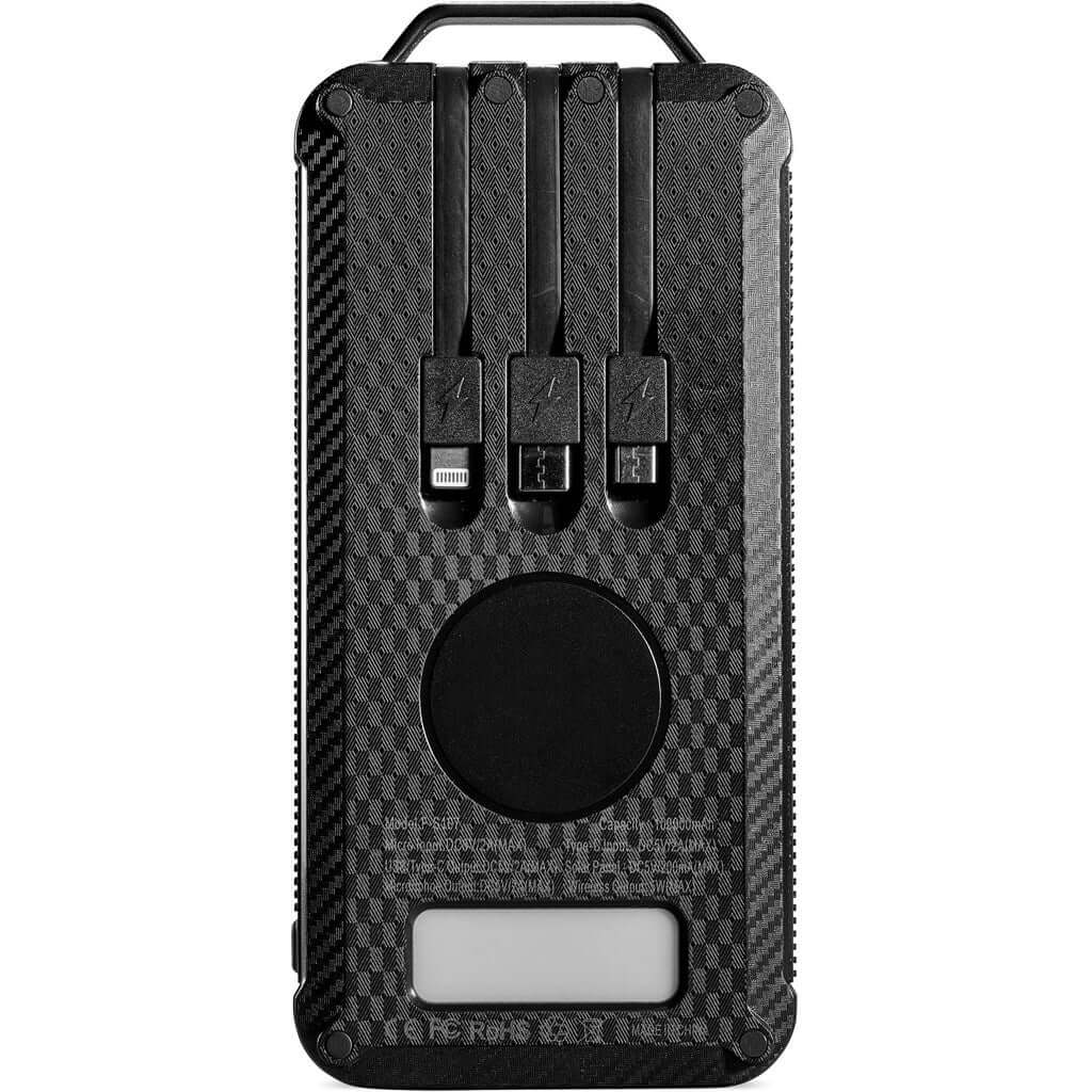 MT-SC-431-B  Swiss Cougar Havana Wireless Charging Solar Power Bank - 10 000mAh