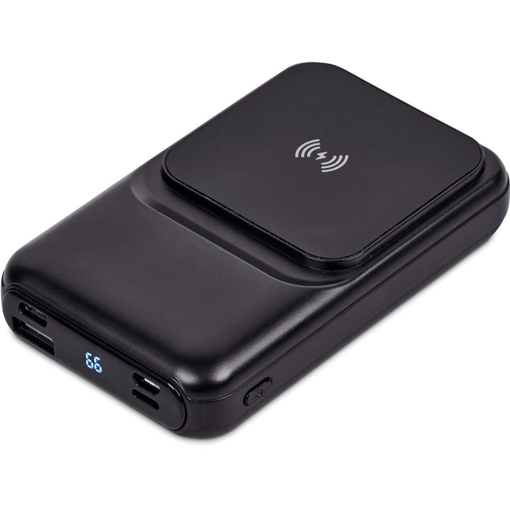 MT-SC-468-B  Swiss Cougar Argos Fast Charge 20W Wireless Charging Magnetic Power Bank -10000mAh