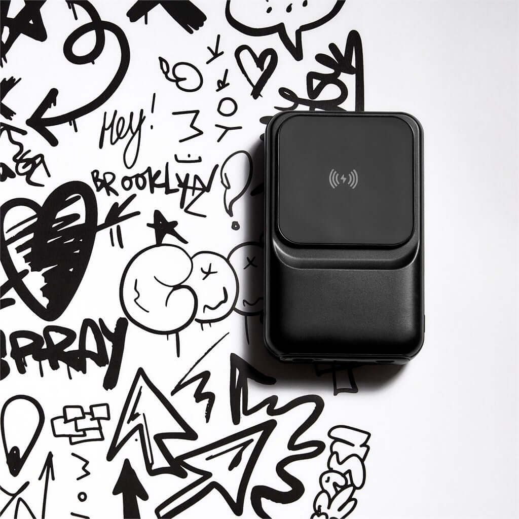 MT-SC-468-B  Swiss Cougar Argos Fast Charge 20W Wireless Charging Magnetic Power Bank -10000mAh