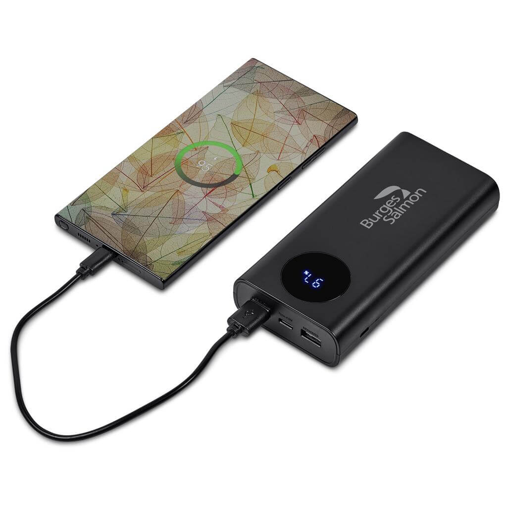 MT-SC-490-B  Swiss Cougar Busan Fast Charge 20W Power Bank - 20,000mAh