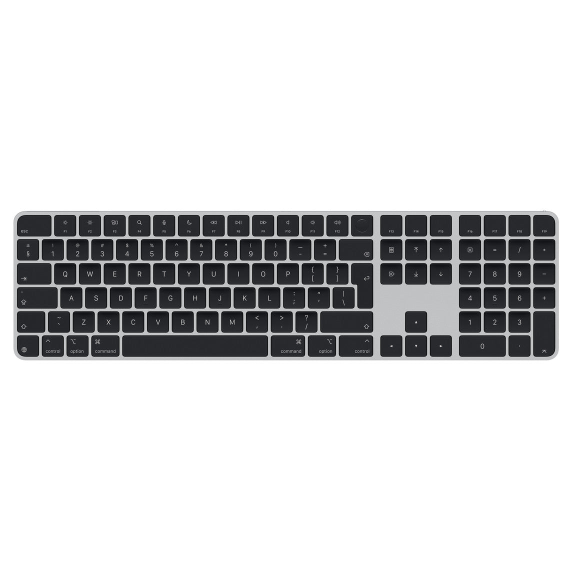 Magic Keyboard with Touch Id and Numeric Keypad for Mac Models with Apple Silicon - International English - Black Keys
