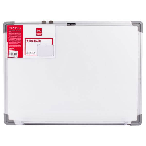 Magnetic Whiteboard 450×600mm With Aluminum Frame ABS corner. Hangable